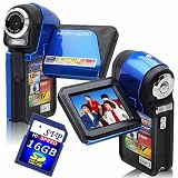 NEW Dual Cam High Resolution Blue DIGITAL VIDEO CAMCORDER / STILL CAMERA (16GB SDHC Included)