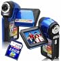 NEW Dual Cam High Resolution Blue DIGITAL VIDEO CAMCORDER / STILL CAMERA (16GB SDHC Included)