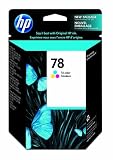 Original HP 78 Tri-color Ink Cartridge in Retail Packaging