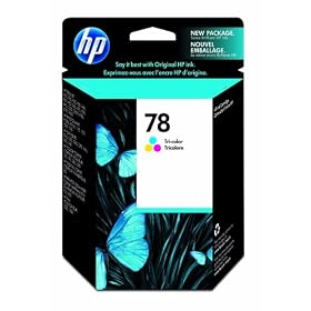 Original HP 78 Tri-color Ink Cartridge in Retail Packaging