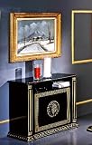 Rossella Italian Classic Black Console Table