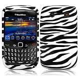 from AIO AIO Black Zebra Gel Case Cover For Blackberry 9700 9780 + LCD Screen Protector