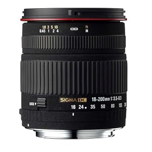 Sigma 18-200mm f/3.5-6.3 DC Lens for Canon Digital SLR Cameras