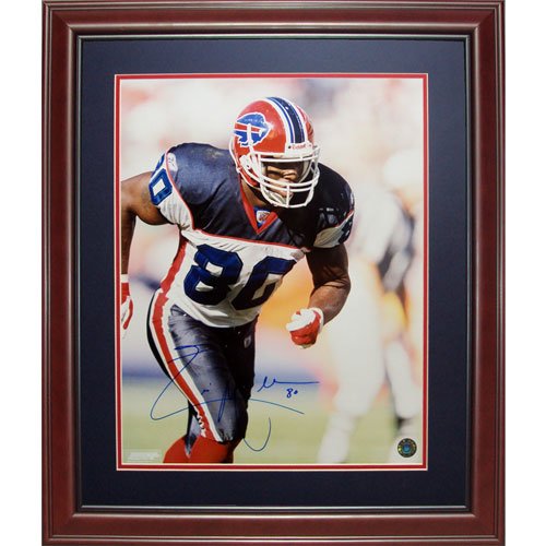 Eric Moulds Autographed Buffalo Bills Deluxe Framed 16x20 Photo