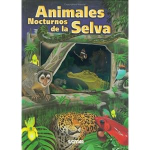 animales nocturnos de la selva