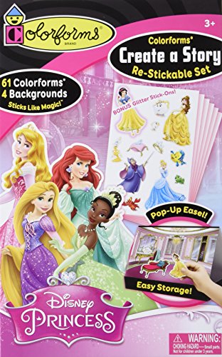 Colorforms Brand Disney Princess Create a Story Restickable Set