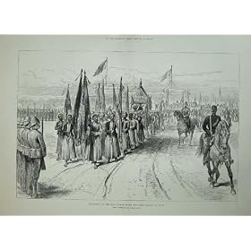 1882 Procession Holy Carpet Great Square Cairo Egypt