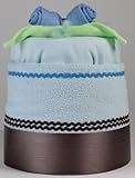 Baby Fondant Diaper Cake (Blue)