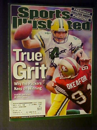 Brett Favre Green Bay Packers Autographed December 23, 2002 Sports Illustrated Magazine
