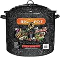 Granite Ware 34-Quart Stock Pot, Black