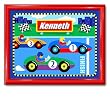 Vroom Large Gloss Red Personalized Print
