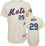 New York Mets Authentic 2012 Ike Davis Home Cool Base Jersey w/Mets 50th Anniversary Patch