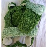Baby Boy or Girl, Green Alligator Winter Hat and... by