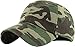 KB-LOW CAM Classic Cotton Dad Hat Adjustable Plain Cap. Polo Style Low Profile (Unstructured) (Classic) Camouflage Adjustable