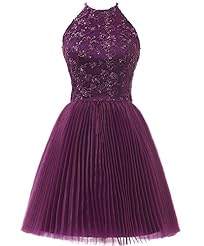 Tulle Lace Keyhole Applique Beaded Homecoming Dress/Prom Dress/Party Dress 