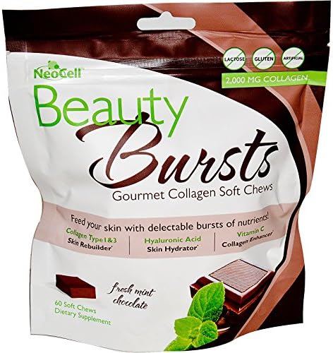 Beauty From Within Beauty Burst, Chocolate Mint 60 soft chews(pack of 2)