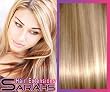 24 inch Brown Blonde (18/613) Full Head Clip in Human Hair Extensions SALE NOW ON!!!