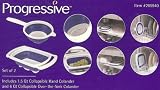 Review   / Progressive 2 Pc Collapsible Hand and Over-the-sink Colander