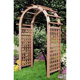 English Rose 42 Arbor by RUSTIC NATURAL CEDAR