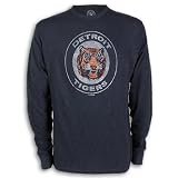 Detroit Tigers Long Sleeve Classic Logo Scrum T-Shirt - X-Large