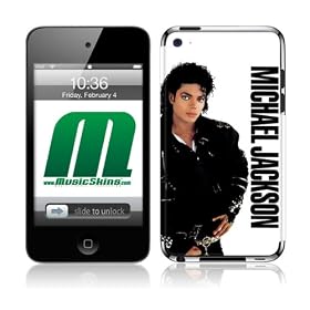 MusicSkins  iPod Touch 4 �p�t���ی�t�B����  Michael Jackson - Bad  iPod Touch 4  MSIPT41063