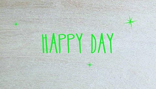 Lark Press Birch Happy Day Card, 3.5 X 2, Set of 6
