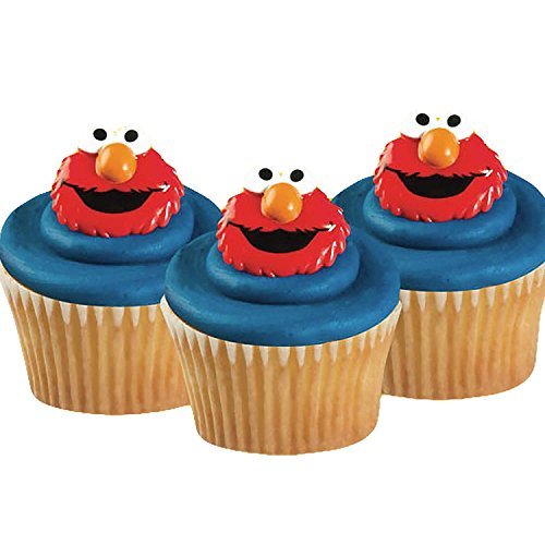 Elmo Cupcake Rings