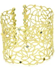 Julieli "Metaform" 18k Gold Tourmalines and Diamond Lace Bracelet