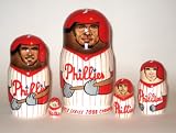 MLB Baseball Philadelphia Phillies * World series 2008 champions * or Any Team your choice Russian Nesting doll 5 pcs / 6 in