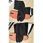 Jikatabi (Outdoor Tabi) Hook & Loop (Velcro) Closure - Black