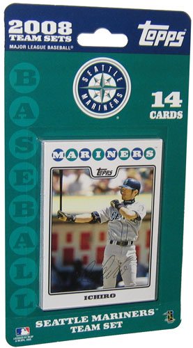 Topps MLB Baseball Cards 2008 Seattle Mariners 14 Card Team Set