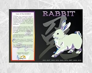 Amazon.com: Asian Oriental Chinese Zodiac Poster Year of the Rabbit