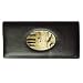 Long Wallet of Grunge Music with Piano Keys Treble Clef and Notes