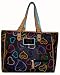 Xoxo Handbag Purse Tote Madly in Love Black Signature Logo