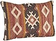 SARO LIFESTYLE 1-Piece Kilim Design Pillow Set, 16 by 23-Inch, Multicolor, Oblong