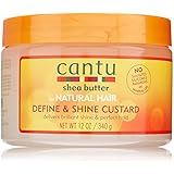 Cantu Natural Hair Define And Shine Custard 12oz Jar
