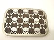 Metal & Wood Tattoo Art Rock Star Belt Buckle Skull Crossbones Design