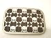 Metal & Wood Tattoo Art Rock Star Belt Buckle Skull Crossbones Design