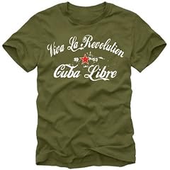 coole-fun-t-shirts Herren t-shirt Viva La Revolution KUBA LIBRE VINTAGE