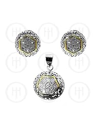 Sterling Silver -Earrings Pendant Set (PS-1019)