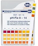 SEOH 0-14 pH indicator strips 100/box