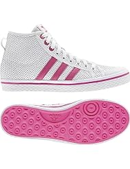 Adidas - Honey Stripes Mid W Ladies Shoes In White Bloom White by adidas