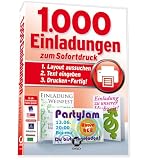 1.000 Einladungen zum Sofortdruck
