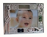 from County Engraving Silver 4 x 6 Baby Data Birth Frame Personalised