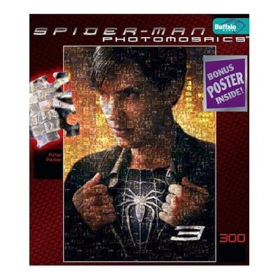 Spiderman 3 Photomosaic Peter Parker Jigsaw Puzzle 300pc