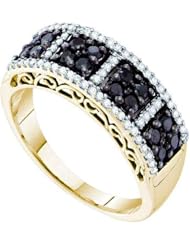 0.52CTW BLACK DIAMOND FASHION BAND
