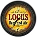 Locus 's Beer and Ale Black Cascading Pub Style Wall Clock