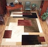 Contemporary Geometric area rug Various sizes/colors