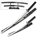 Ultimate Dragon Sword Set 2 Katana with Ornate Scabbards