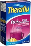 Search : Theraflu Flu & Chest Congestion, Citrus Flavor, 6-Count Packets (Pack of 2)